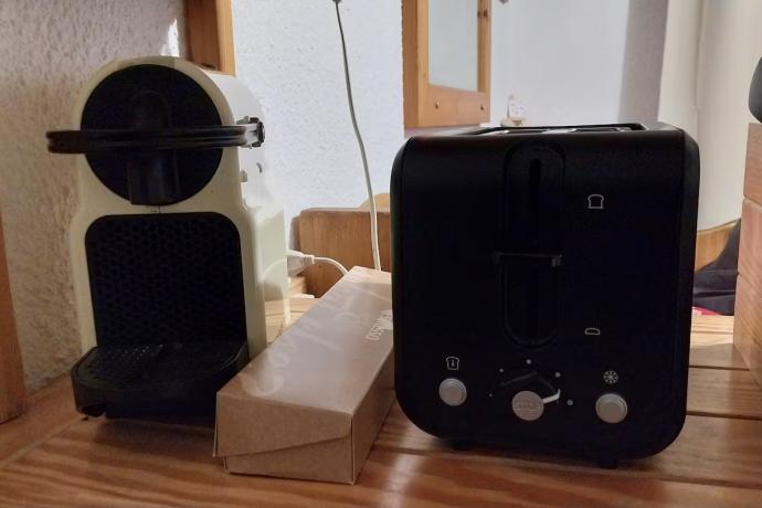 Grille pain et nespresso